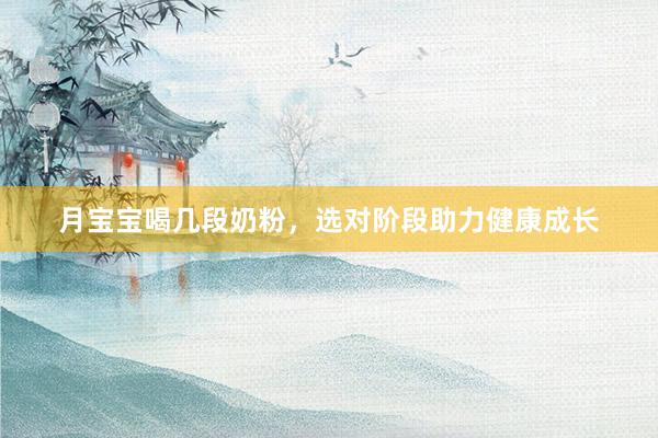 月宝宝喝几段奶粉，选对阶段助力健康成长